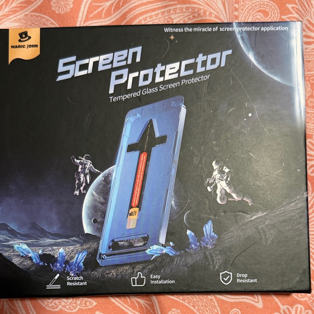 Magic John Tempered Glass Screen Protector iPhone 15 pro